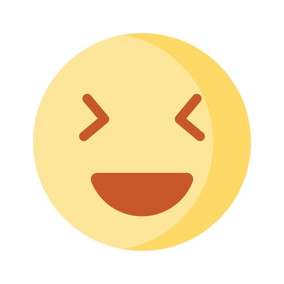 Creative of happy face emoji in modern style vector