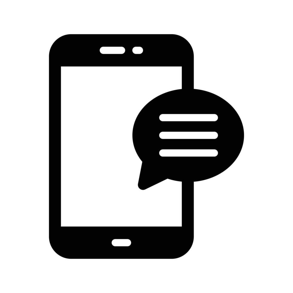 Beautifully designed of communication in modern style, premium icon vector
