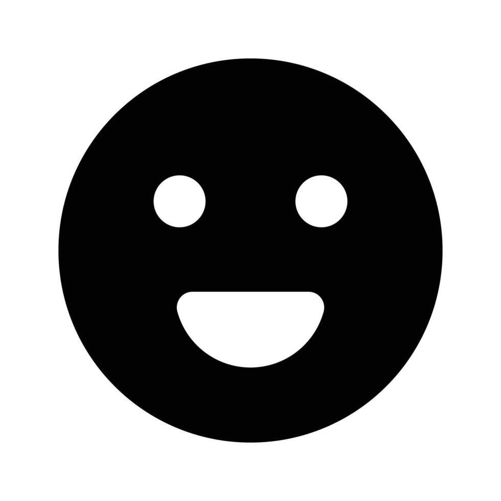 Creative of happy face emoji in modern style vector