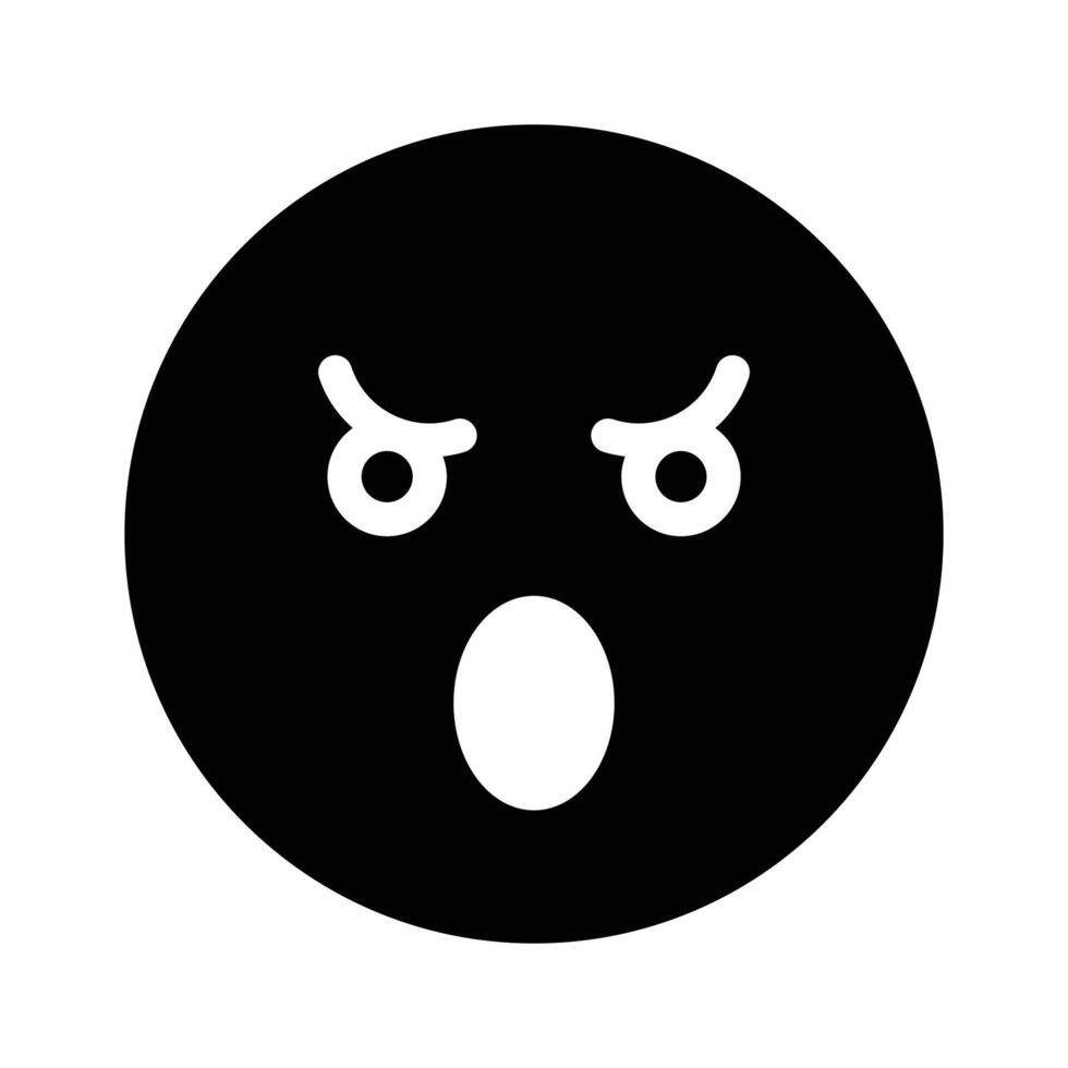 Have a look at this amazing icon of angry emoji, premium vector