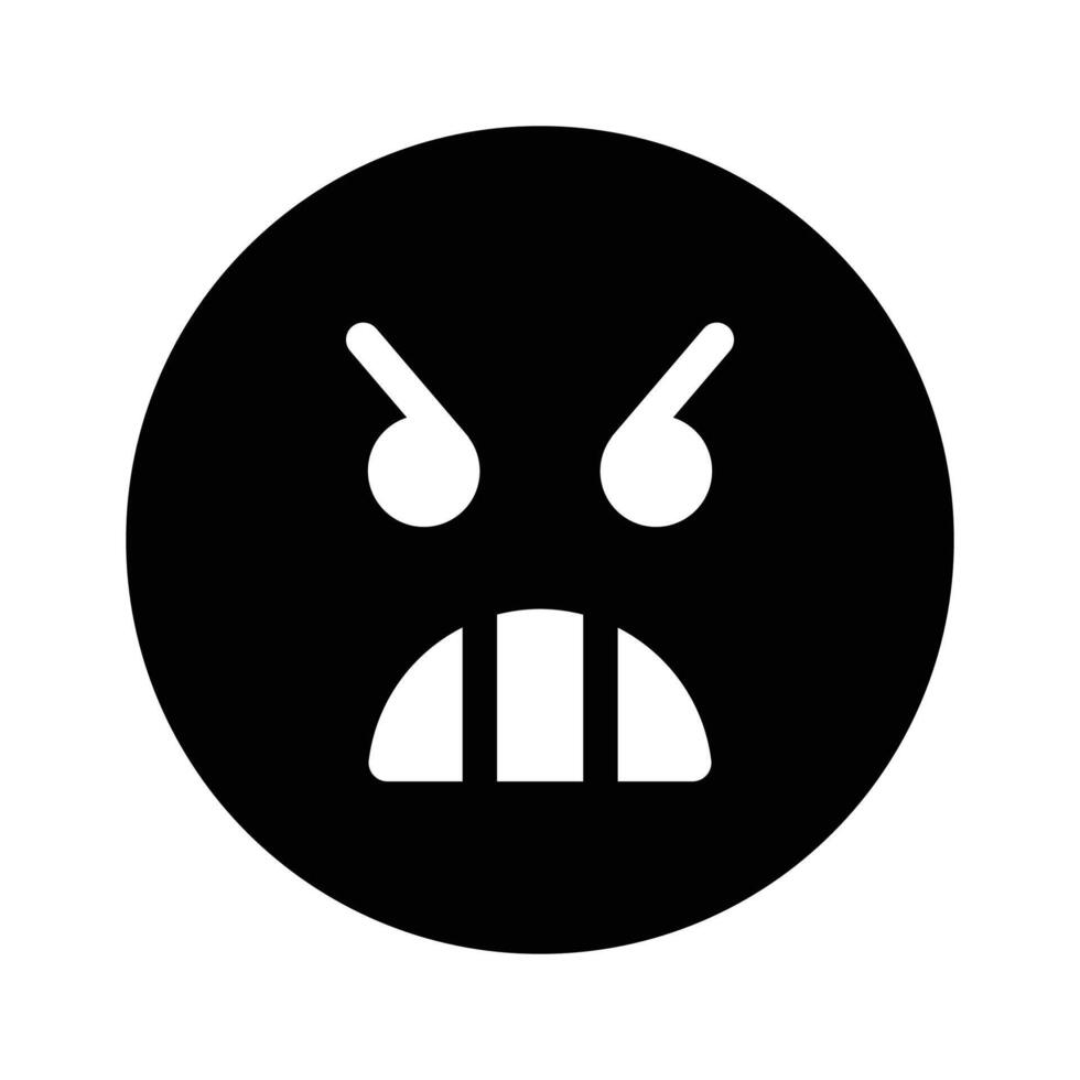 Have a look at this amazing icon of angry emoji, premium vector