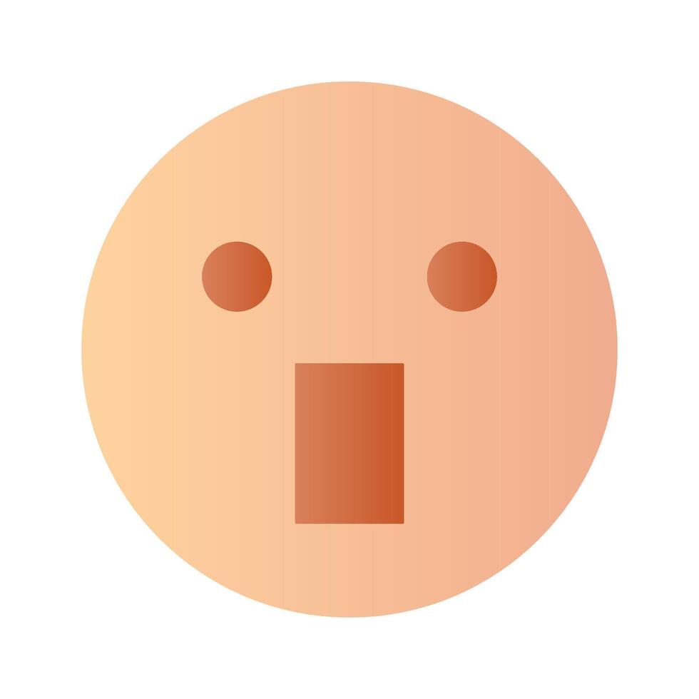 Oh My God expression emoji design, editable vector