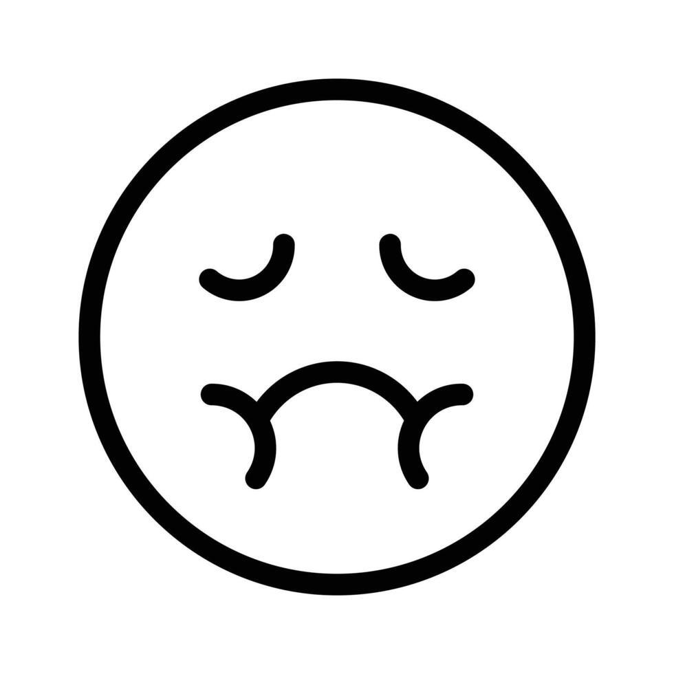 Get this beautiful and creative icon of nauseated emoji vector