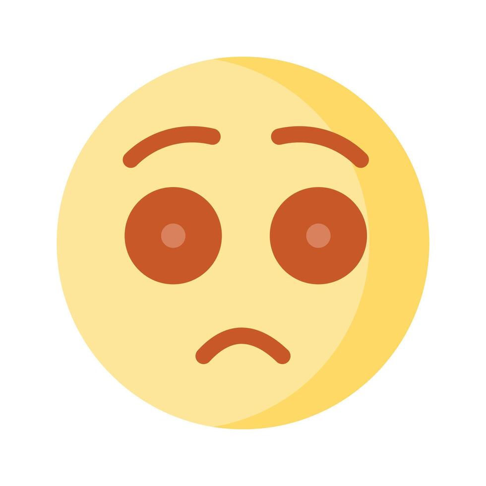 Have a look at beautifully design afraid emoji vector