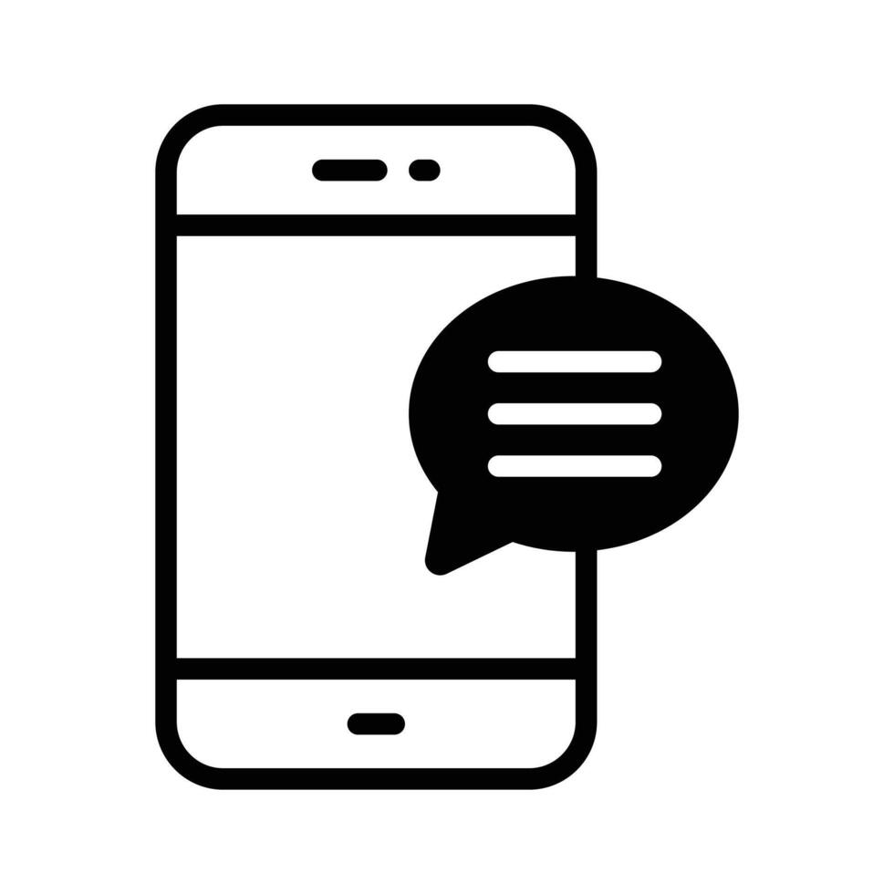 Beautifully designed of communication in modern style, premium icon vector