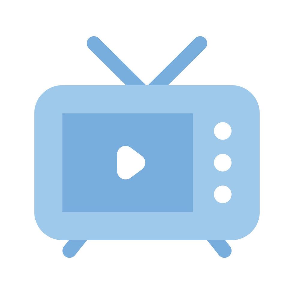 Modern of television, vintage tv icon in editable style vector