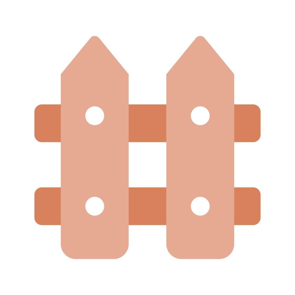 Check this beautiful of fence, wooden barrier icon vector