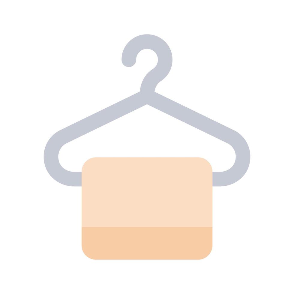 Get your hands on this hanging towel icon design, of cleaning towel vector