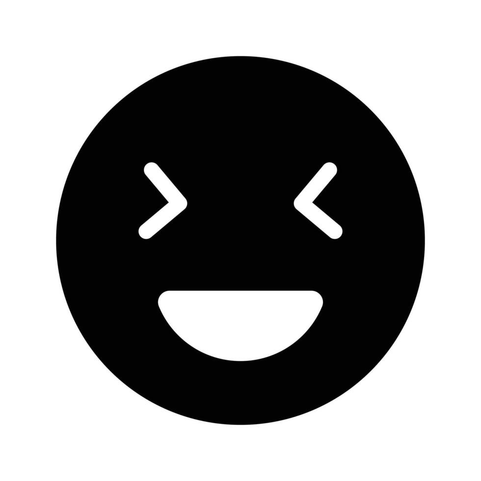 Creative of happy face emoji in modern style vector