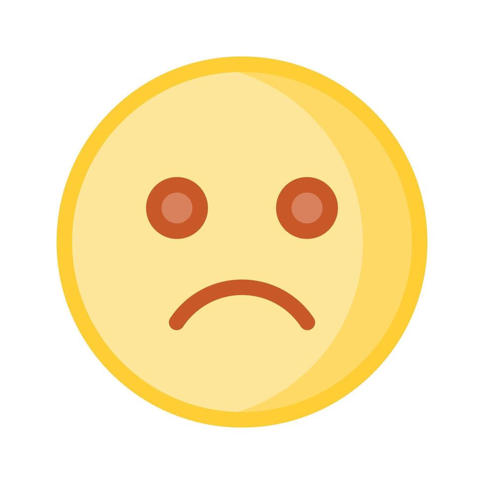 Get your hands on perfectly designed sad emoji icon, customizable vector