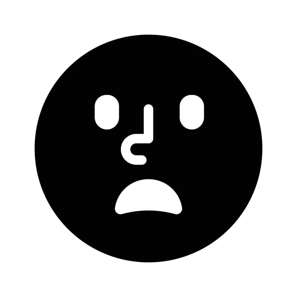 Get your hands on perfectly designed sad emoji icon, customizable vector