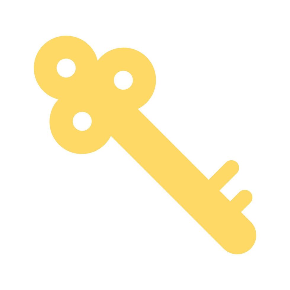 A trendy icon of private key, protection key design vector