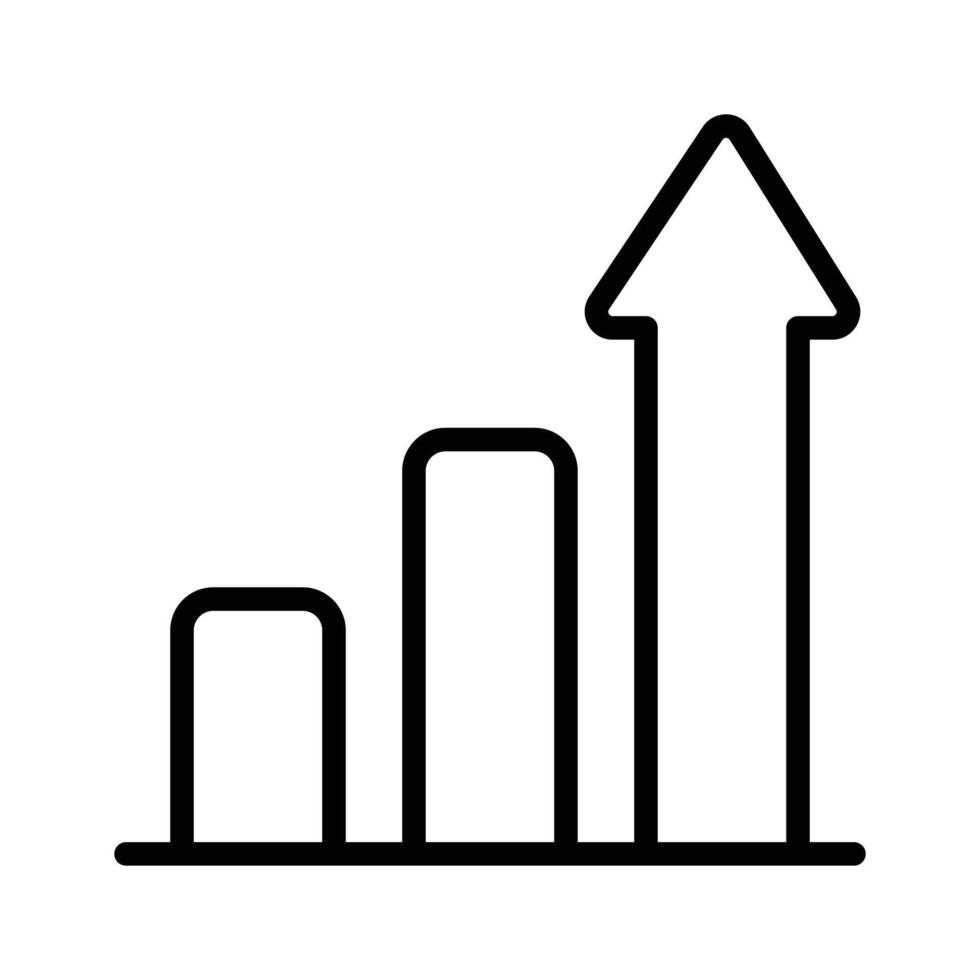 Grab this carefully crafted icon of growth chart, business analysis vector