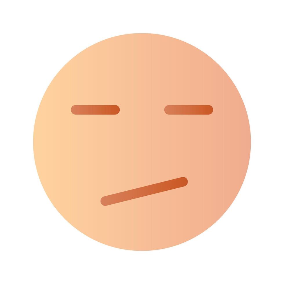 Confused emoji design, ready to use vector