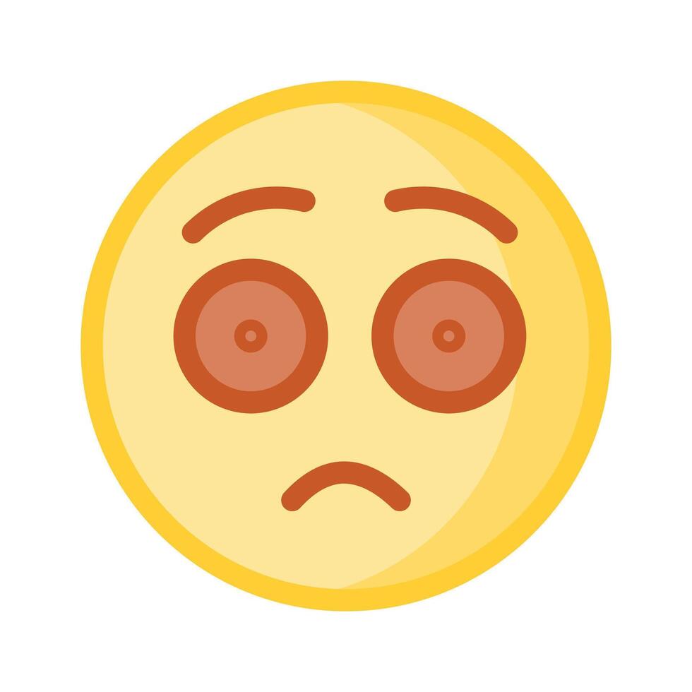 Have a look at beautifully design afraid emoji vector