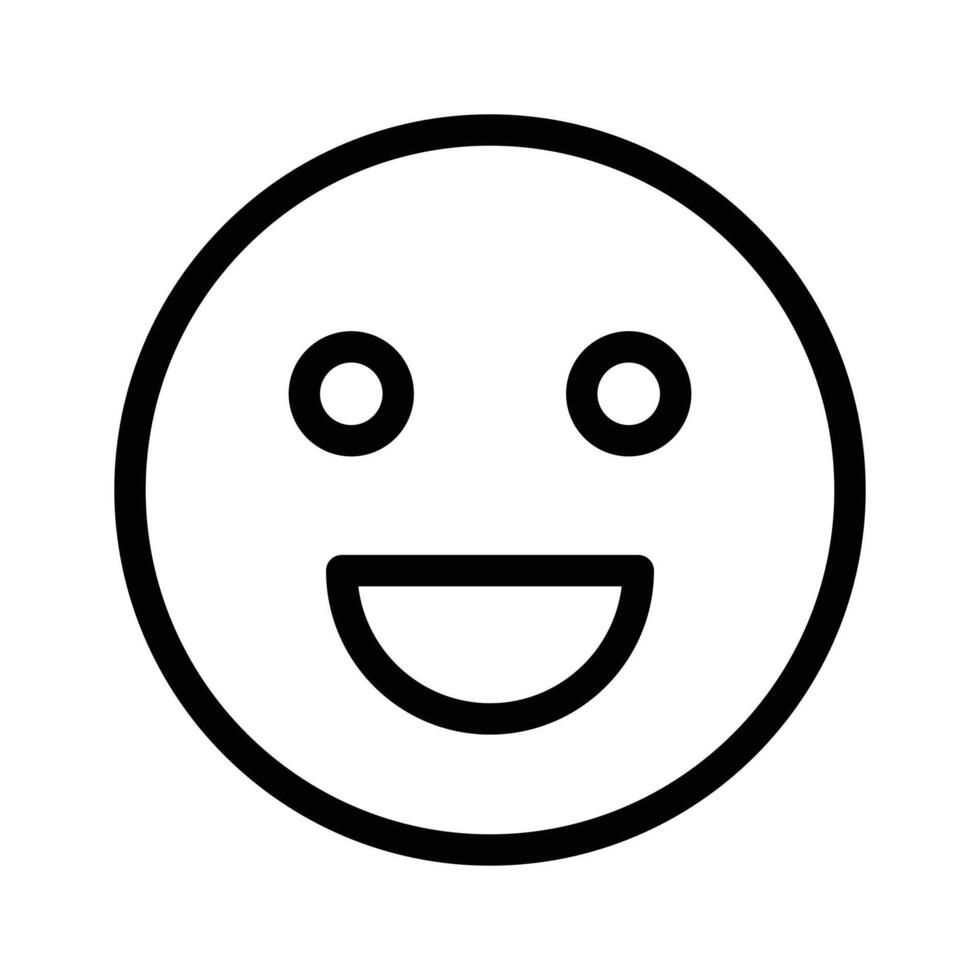 Creative of happy face emoji in modern style vector