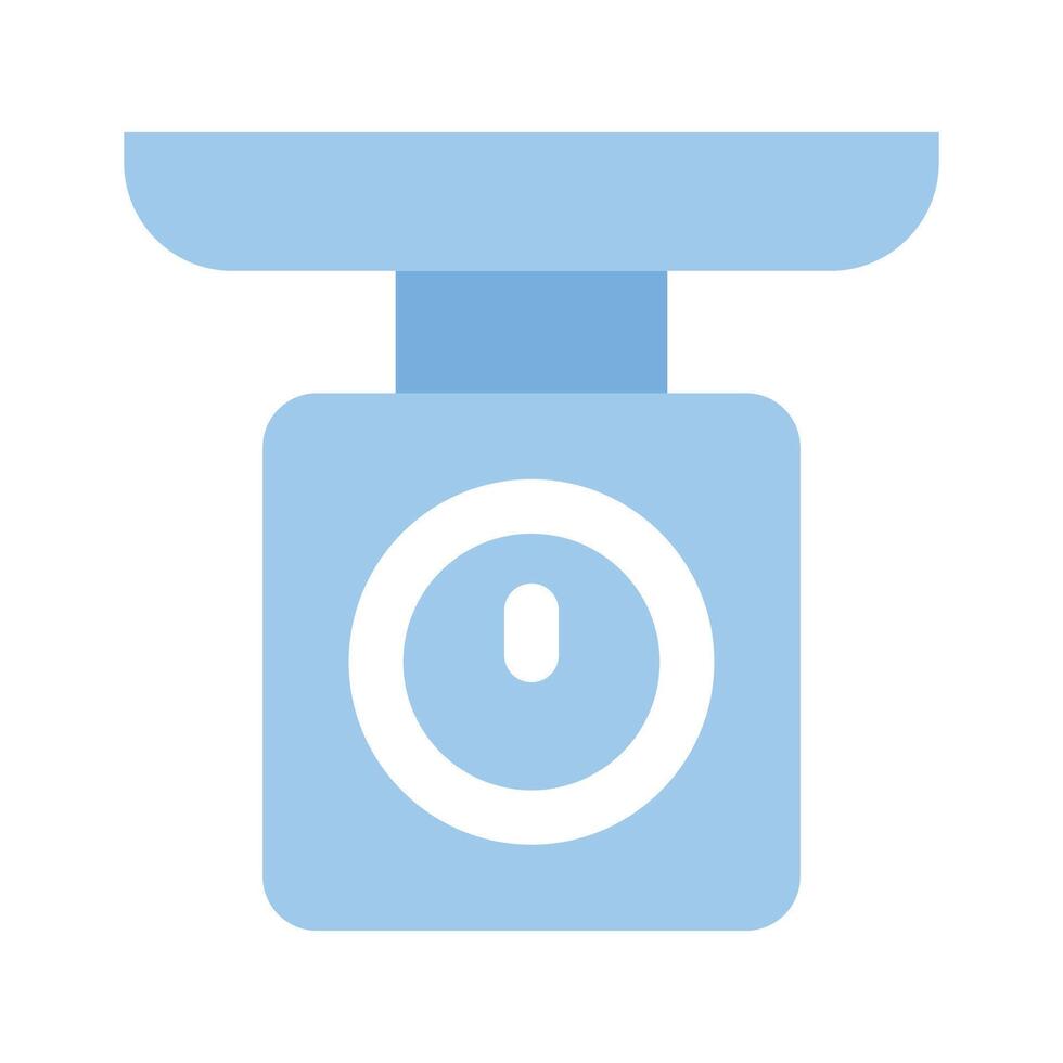 Weight scale design, weight machine icon in editable style vector