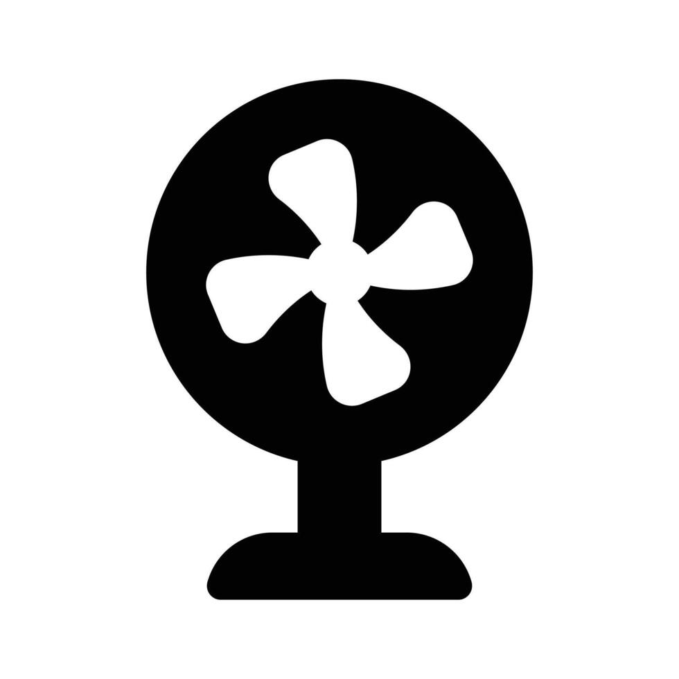 An editable of pedestal fan, home appliances icon vector