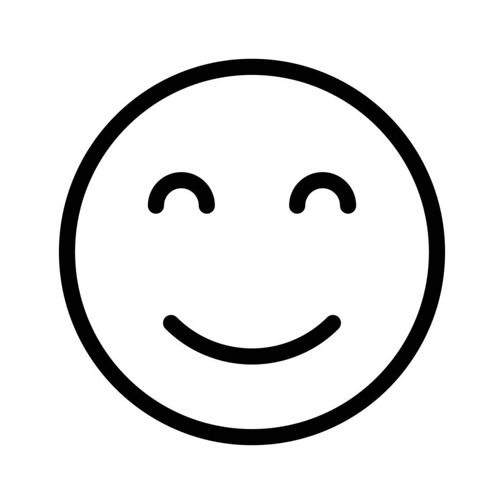 Calm face emoji icon, proud, cool expressions design vector