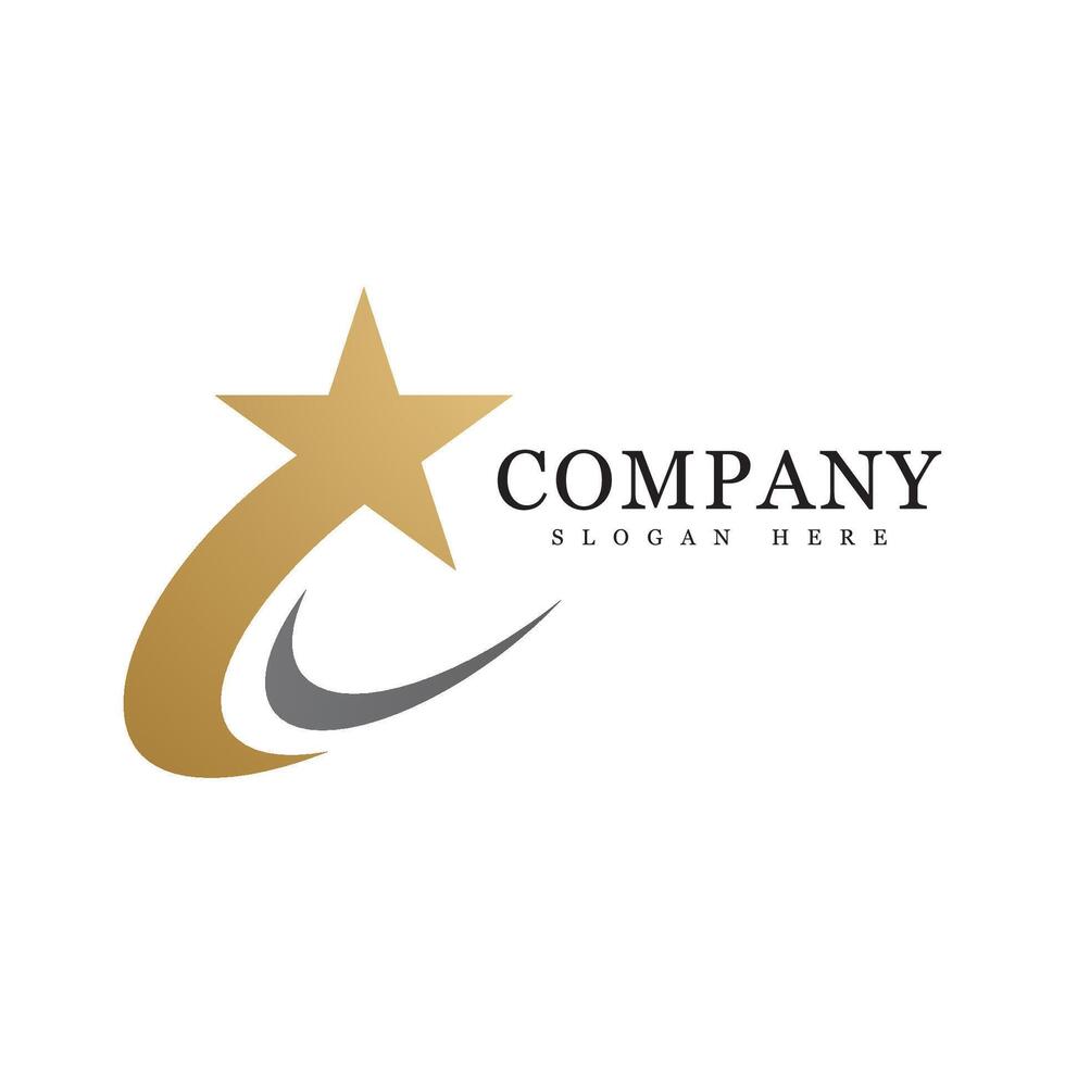 Modern Stars logo design concept vector