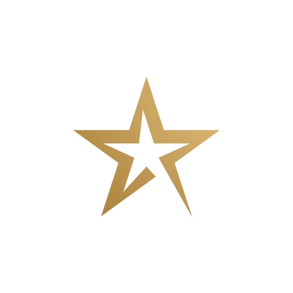 Modern Stars logo design concept vector