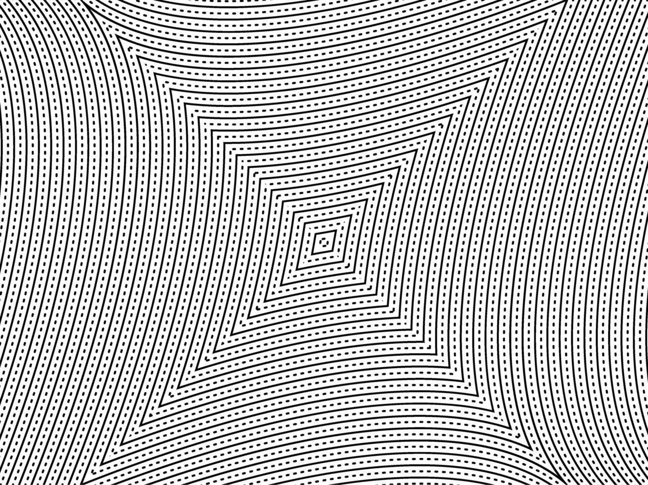 Optical Illusion Created from Artistic Lines Motifs Pattern, can use for Decoration, Background, Ornate, Fabric, Fashion, Textile, Carpet Pattern, Tile or Graphic Design Element vector
