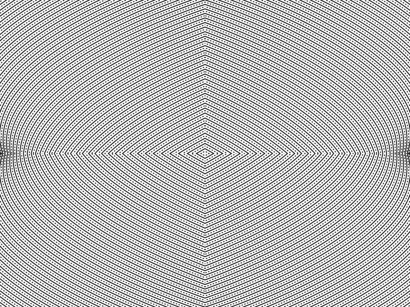 Optical Illusion Created from Artistic Lines Motifs Pattern, can use for Decoration, Background, Ornate, Fabric, Fashion, Textile, Carpet Pattern, Tile or Graphic Design Element vector
