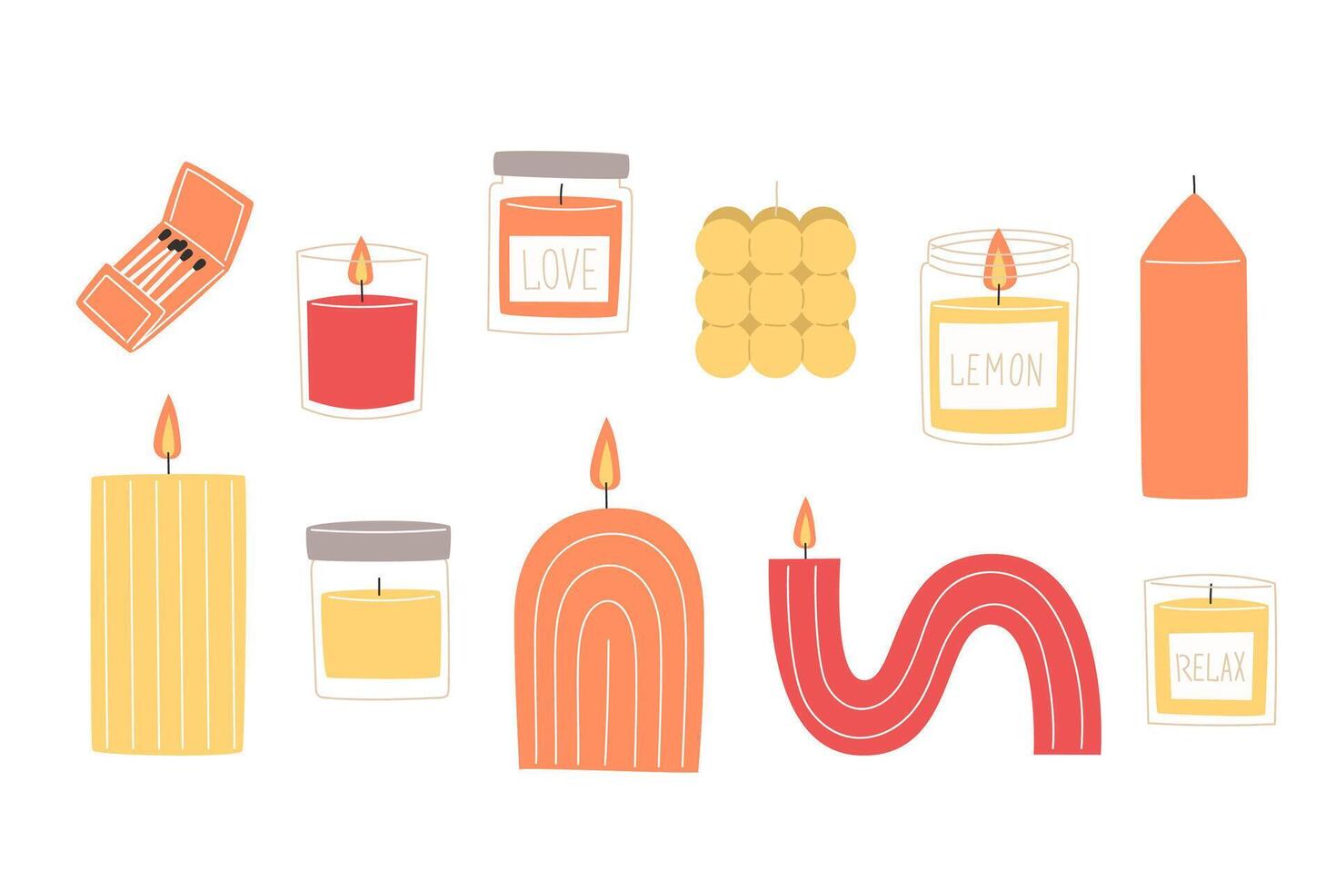 Cozy collection of vector