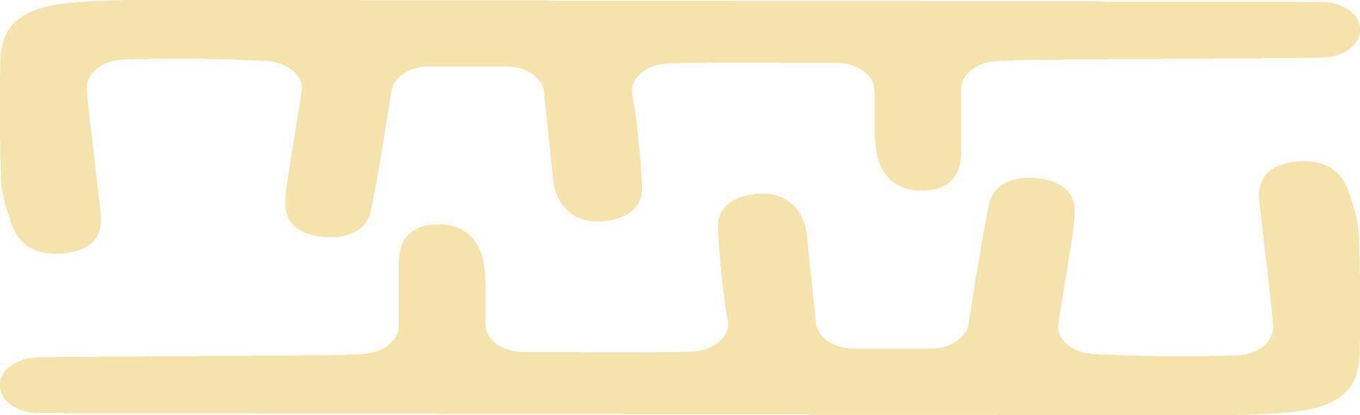 Ethnic Style Borders Element. Tribal Abstract Pattern on White Background. vector