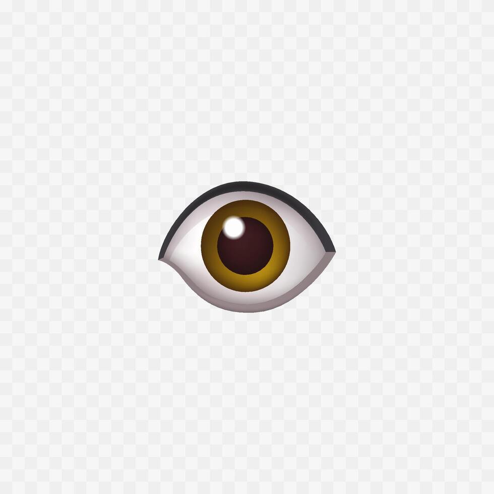 an eye icon grey background vector