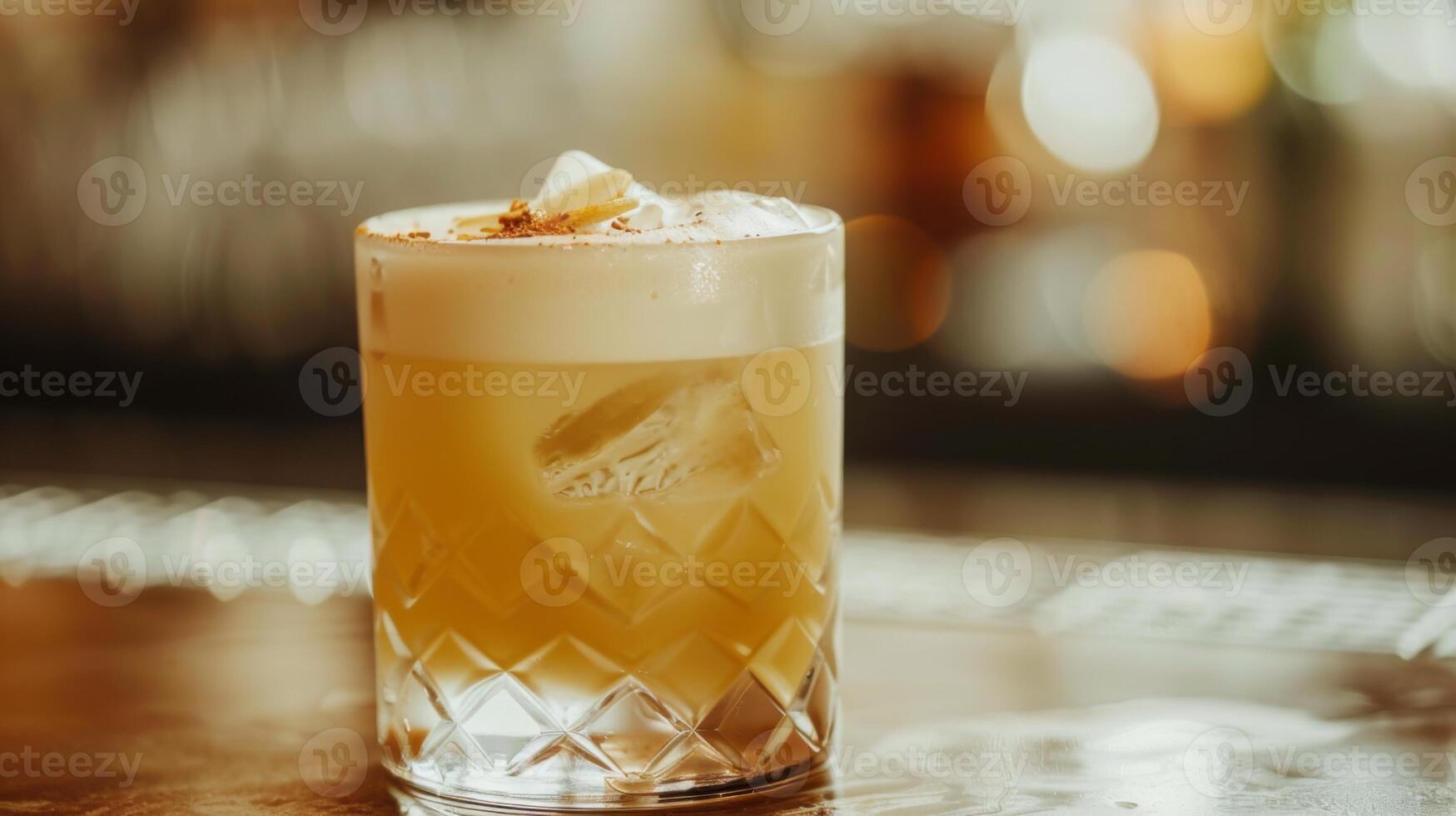 Close Up of Drink on Table photo