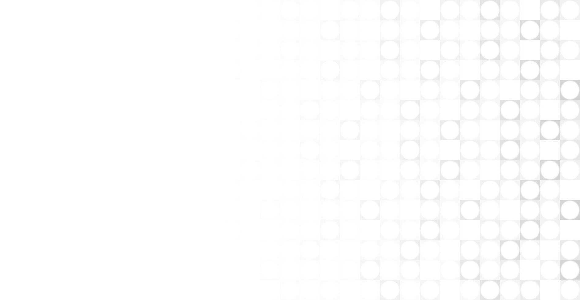 Abstract white and gray color, modern design background with geometric round shape, halftone effect, dot pattern. illustration. vector