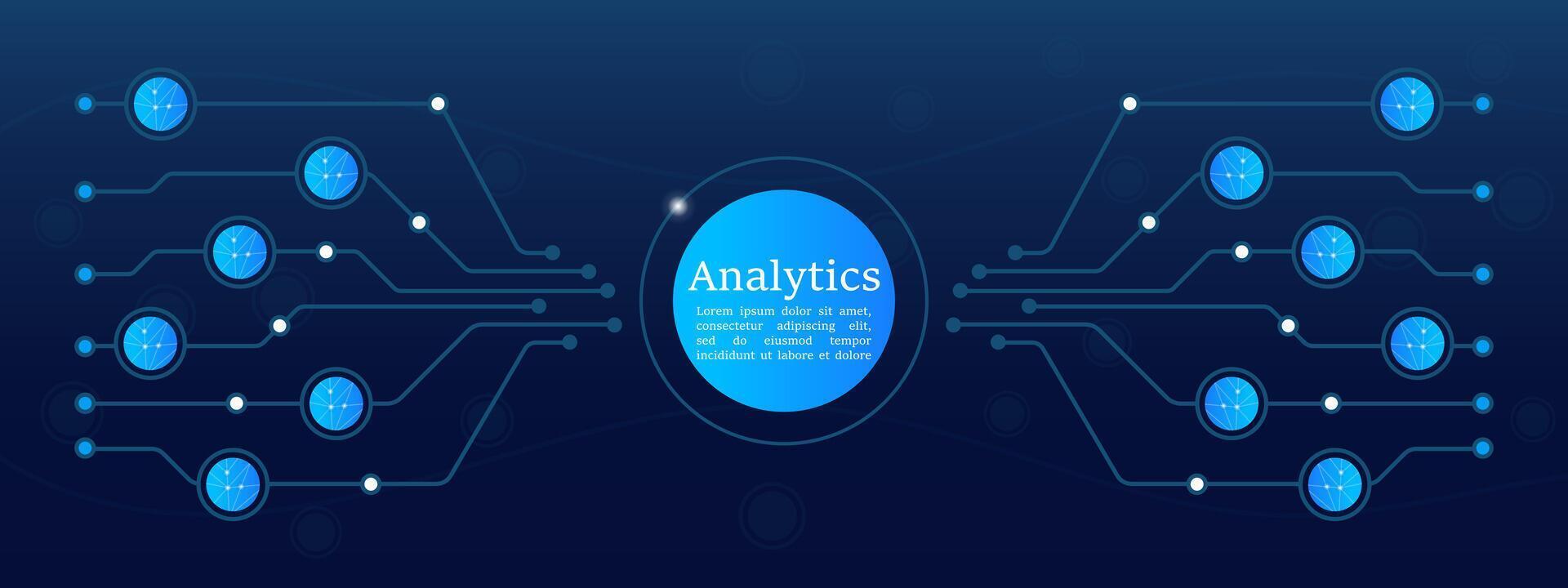 Digital growth graph chart on technology blue background. Chart, diagram, research, audit, planning, statistics, management, infographic, data analysis, Financial literacy. Stock market vector