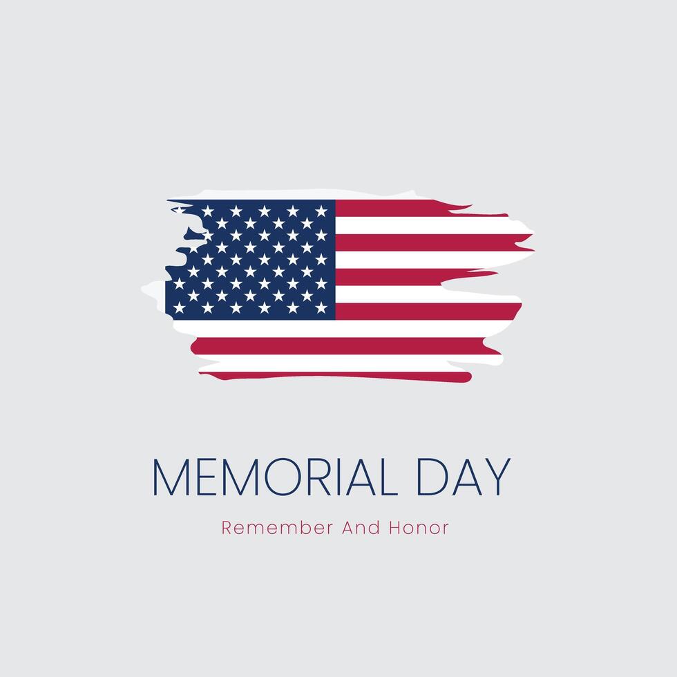 Memorial Day Background vector