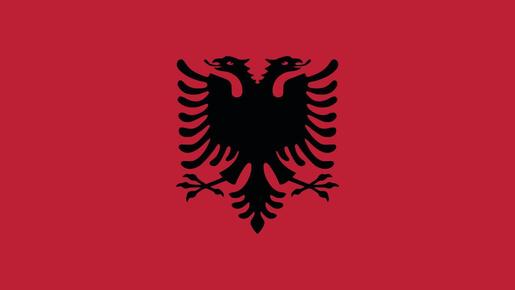 albania flag free llustration vector