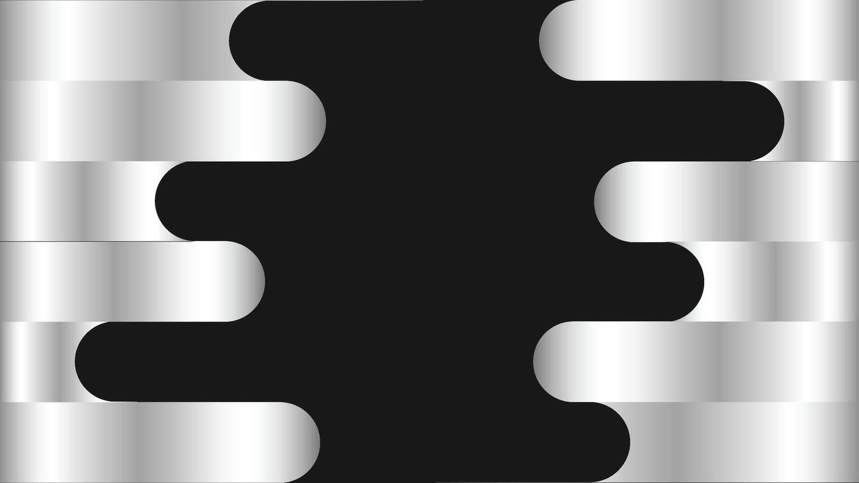 metallic background banner vector