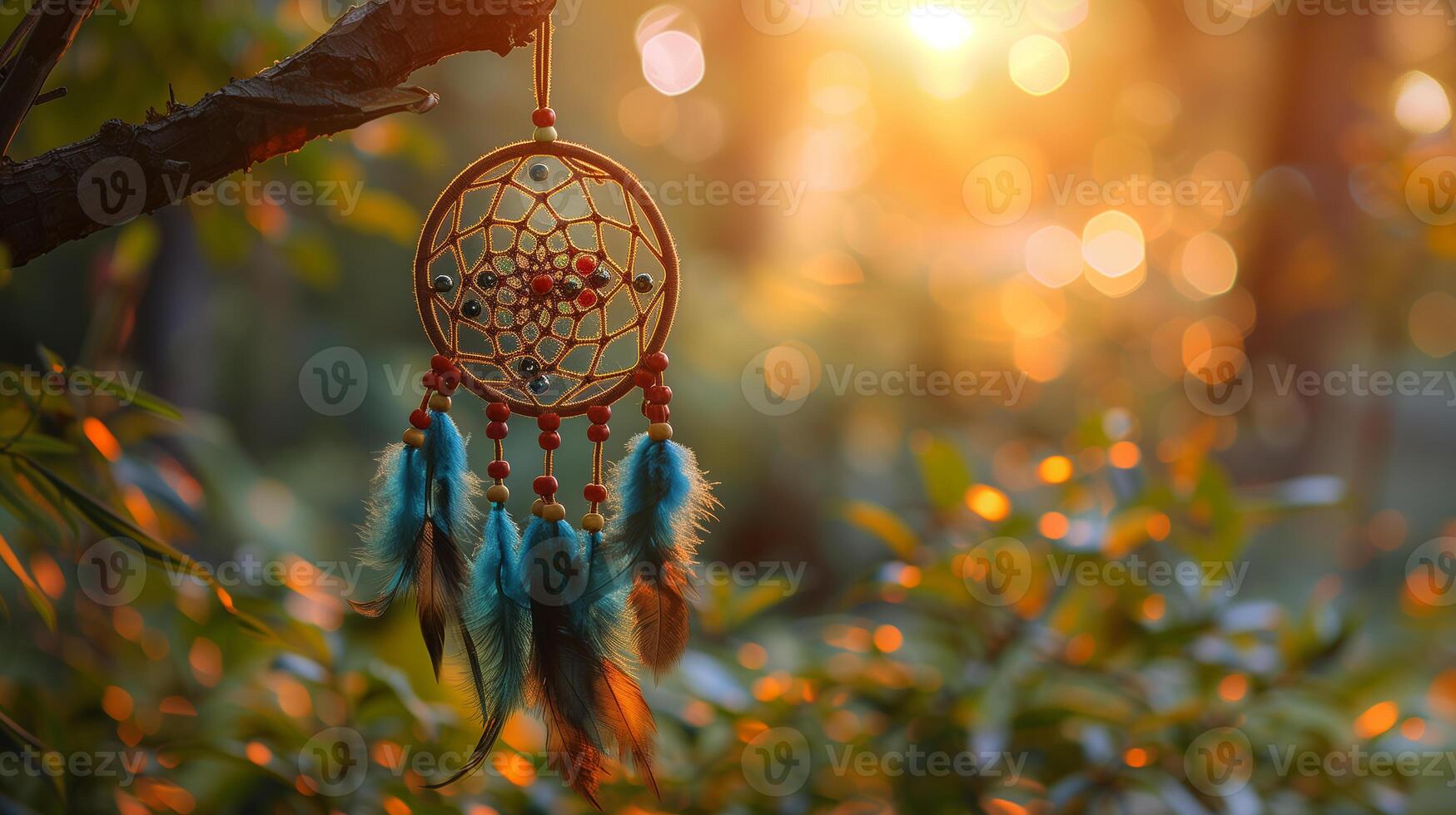 bosque fondo marcos sueño receptor, radiante calor, simbolizando Sueños y esperanza foto