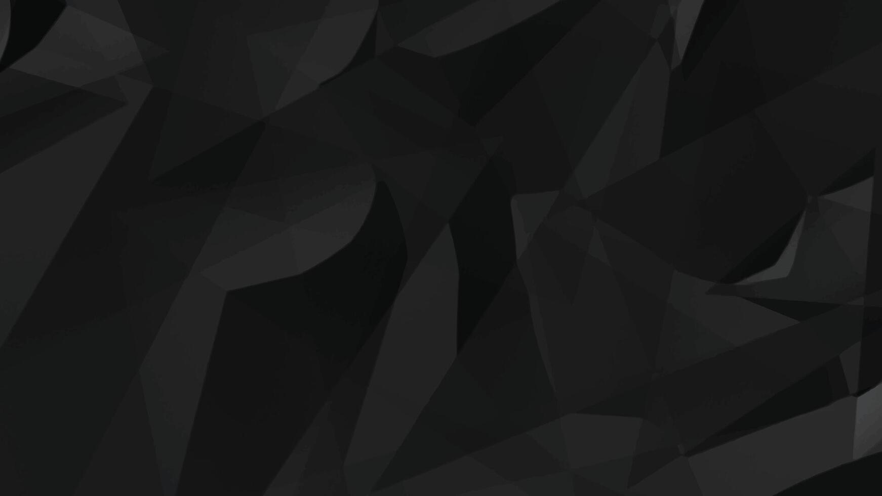 Black Crumpled paper Grimy texture , Dark background . vector