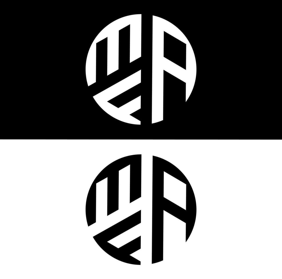 MFA ROUND LETTER LOGO vector