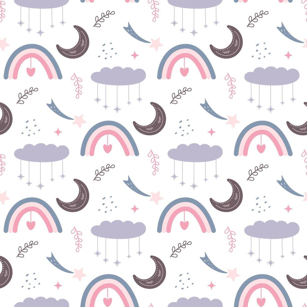 boho seamless pattern vector