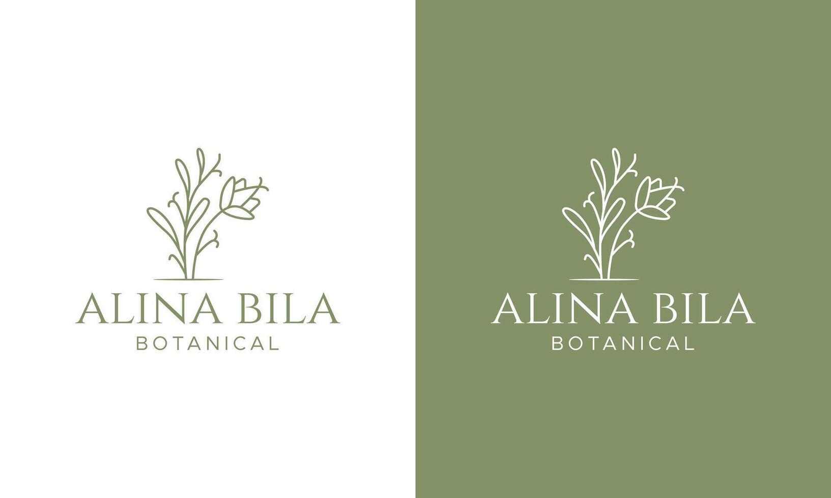 limpiar minimalista, mano dibujado botánico boho floral logo diseño, y logo haz vector