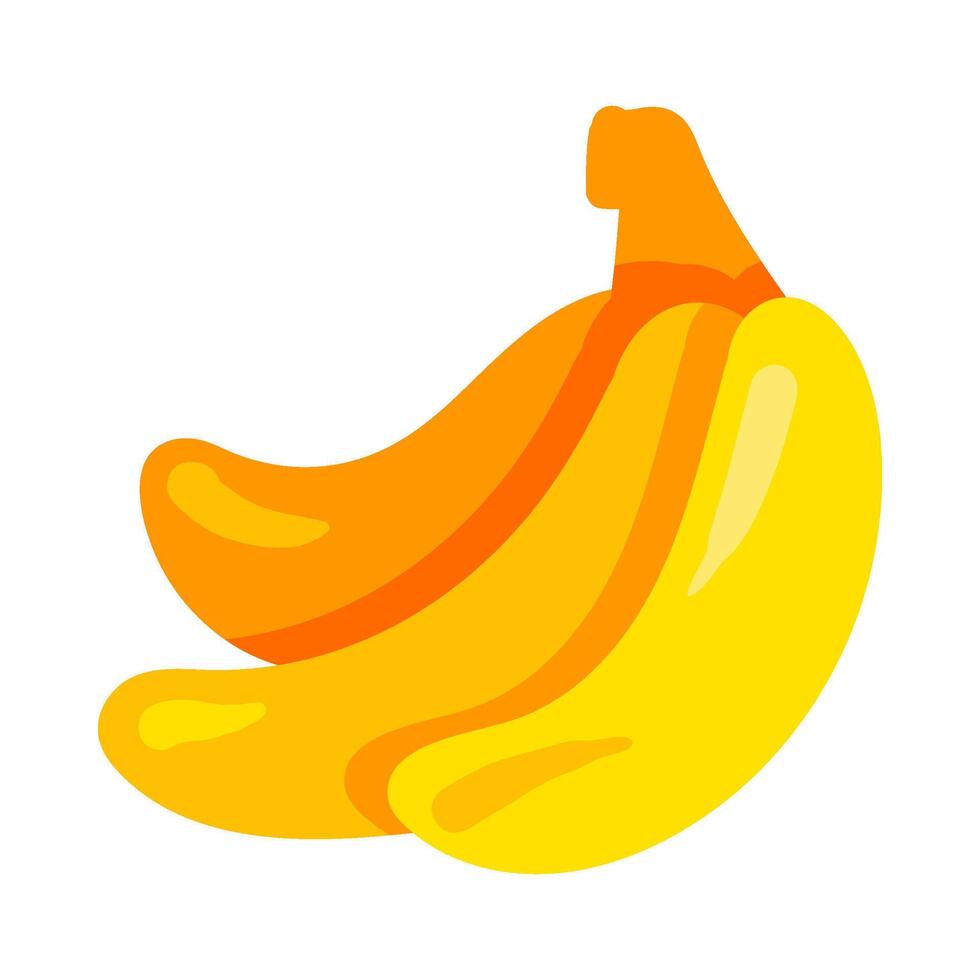 Bunch Of Ripe Bananas Careless Yellow Banana vector