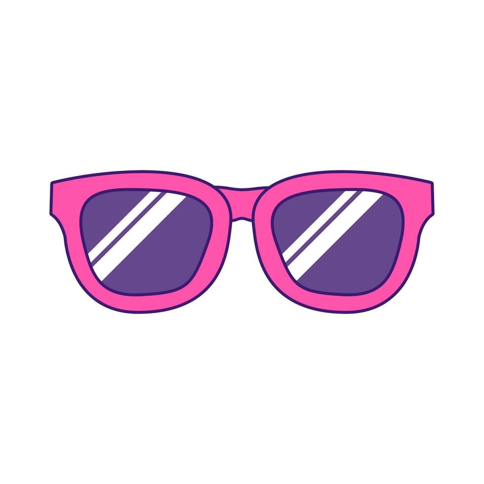 Glasses Accessory For Protection From Summer Sun vector