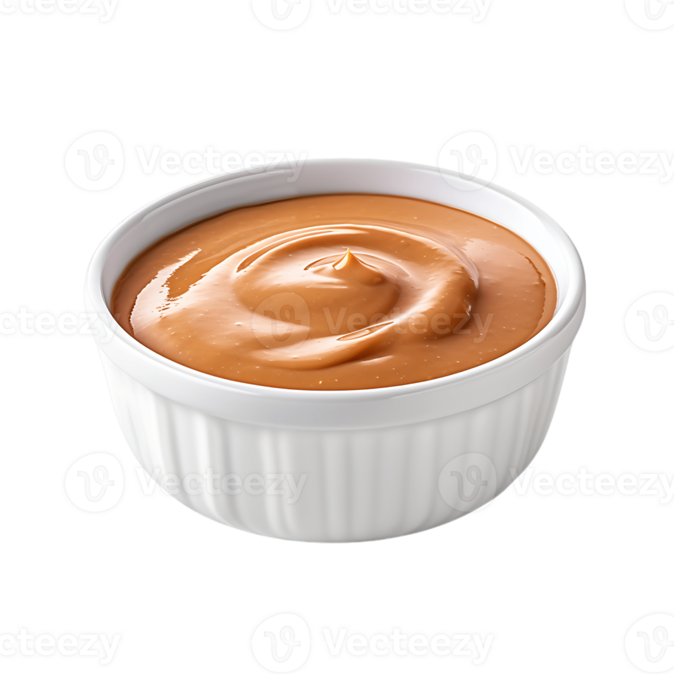 Authentic Asian Flavor Isolated Peanut Sauce with Transparency png
