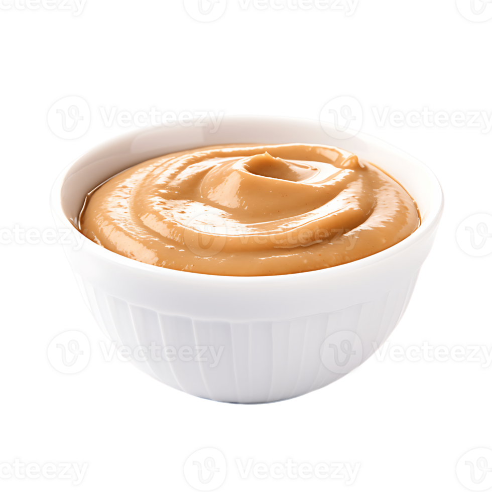 Flavorful Nut Sauce Clear Background Bowl Presentation png