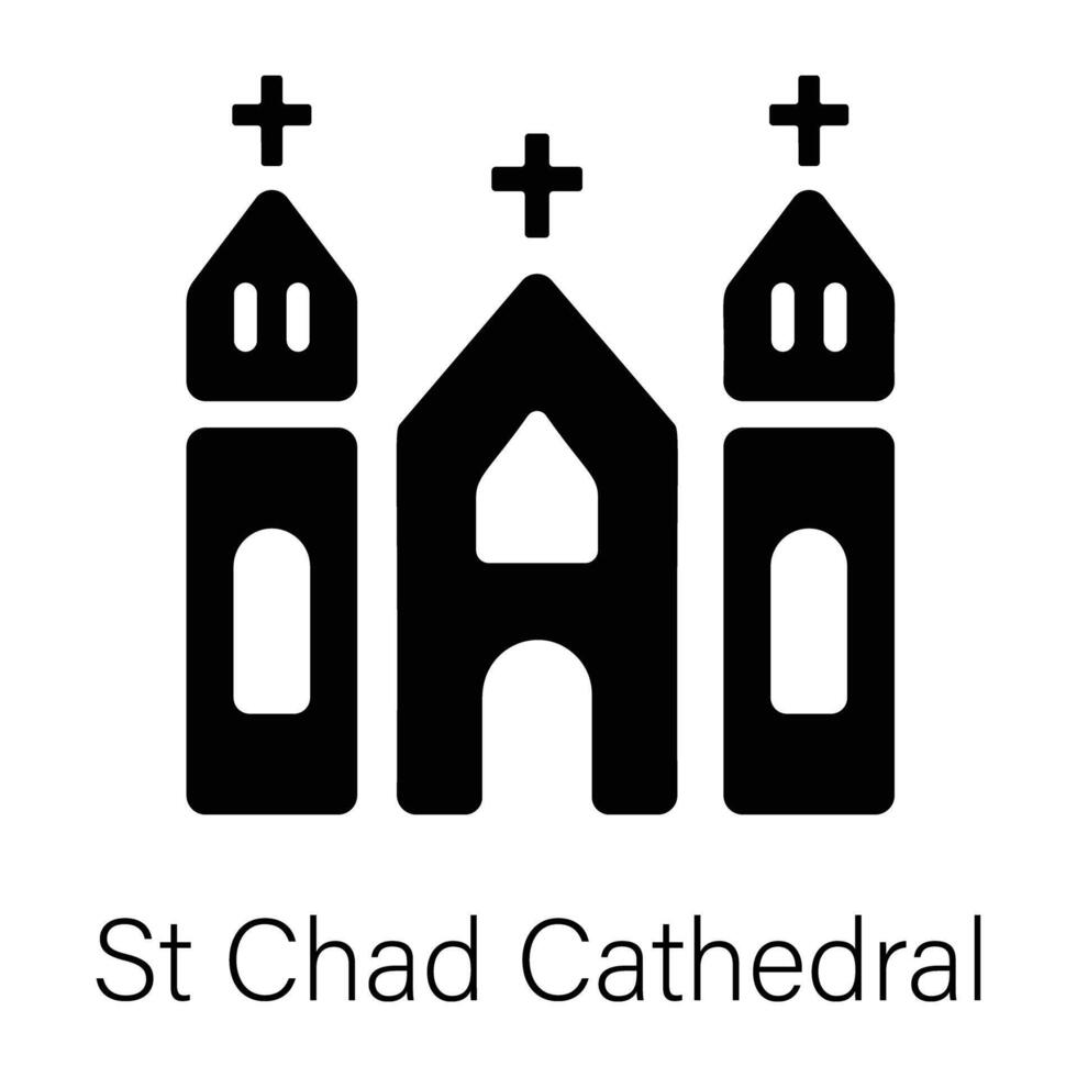 St Chad Cathedral vector