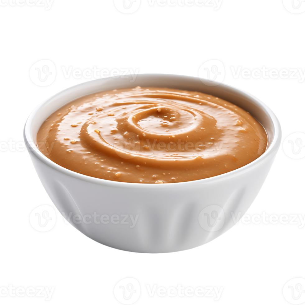 Nutty Delight Isolated Brown Peanut Sauce with Transparency png