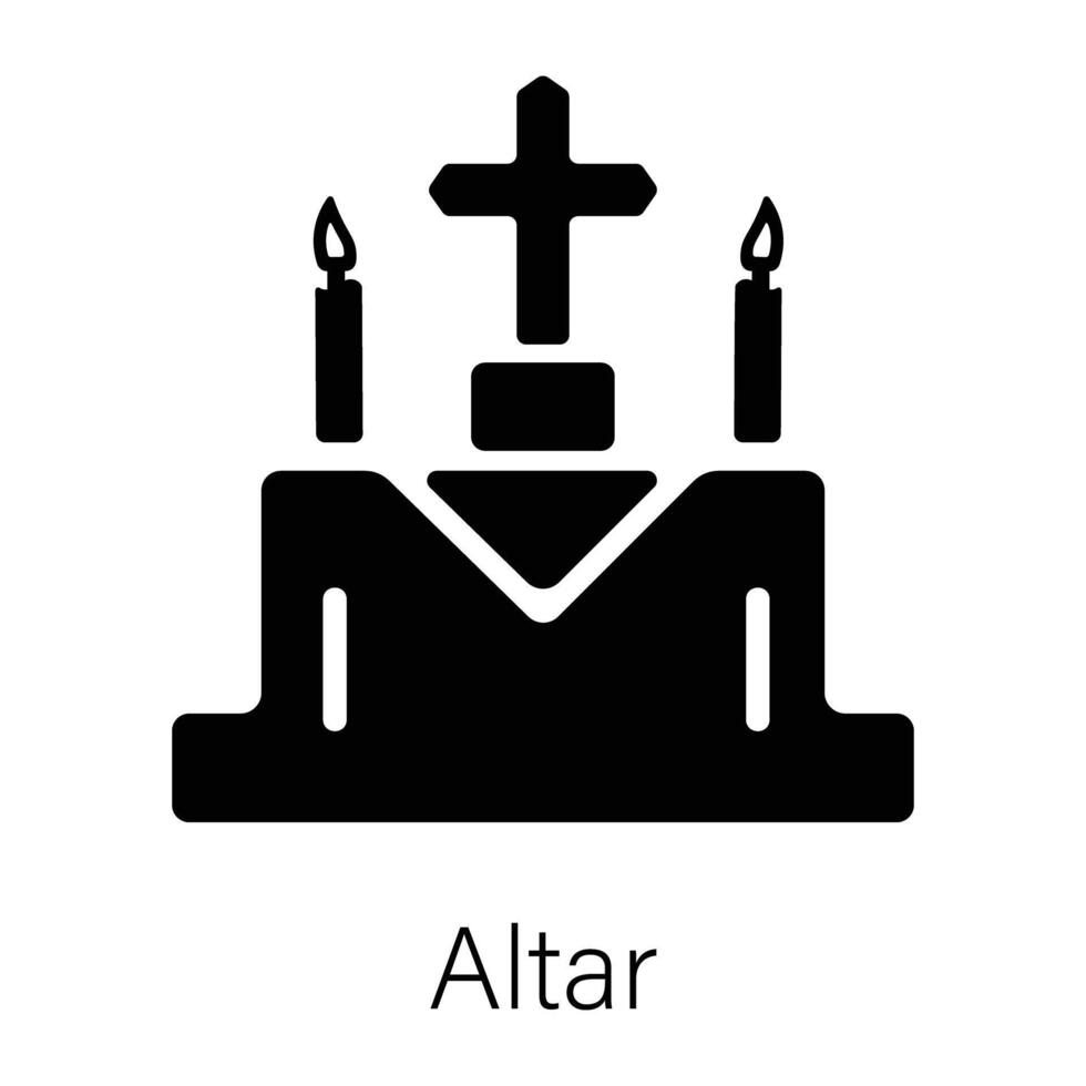 Trendy Altar Concepts vector