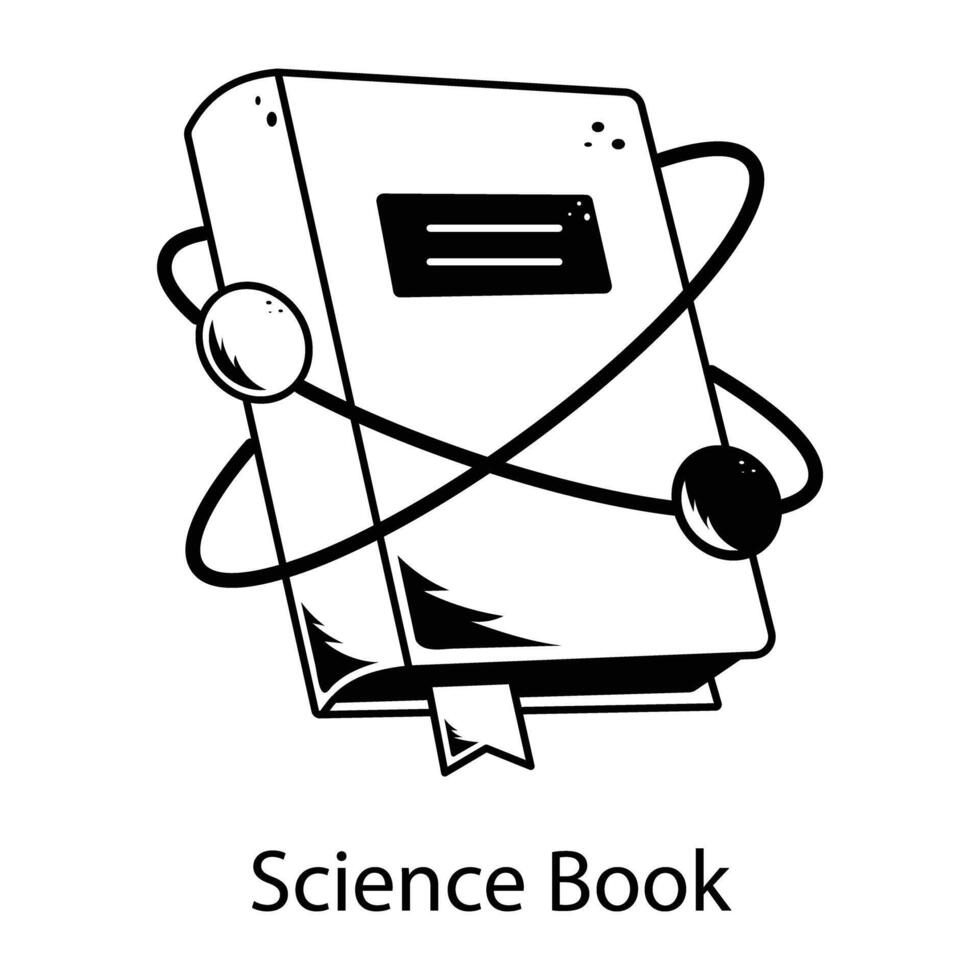 Trendy Science Book vector