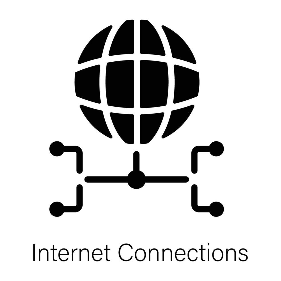 Trendy Internet Connections vector